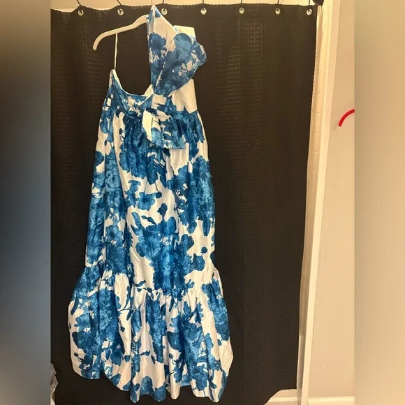 chinese dress ladies Anthropologie Love The Label Floral Printed Maxi Dress – White Chocolate  Couture main image 0